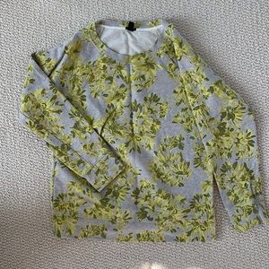 J. Crew Floral Sweatshirt